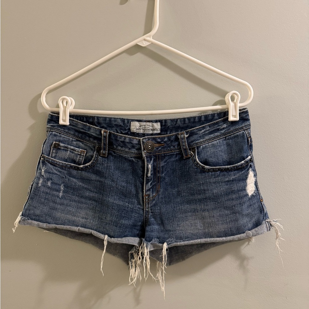 AEROPOSTALE Denim Distressed Women Shorts